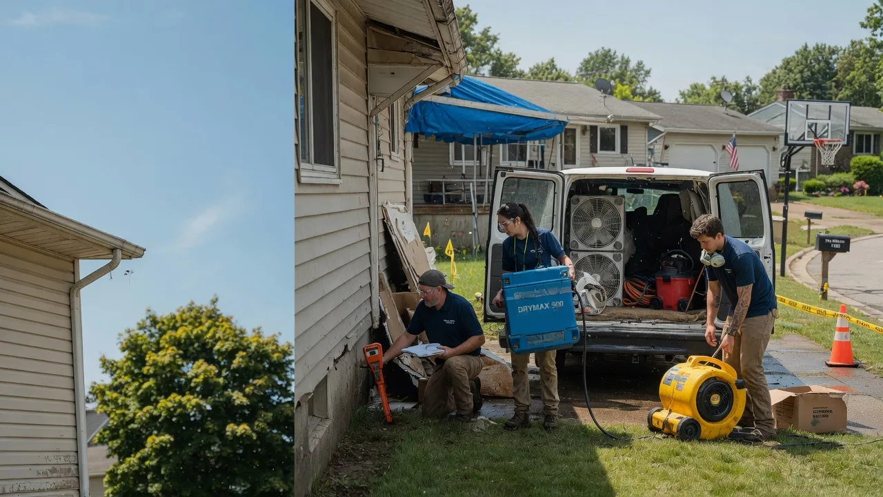 Ceiling Leak Cleanup in Kingston, IL near me