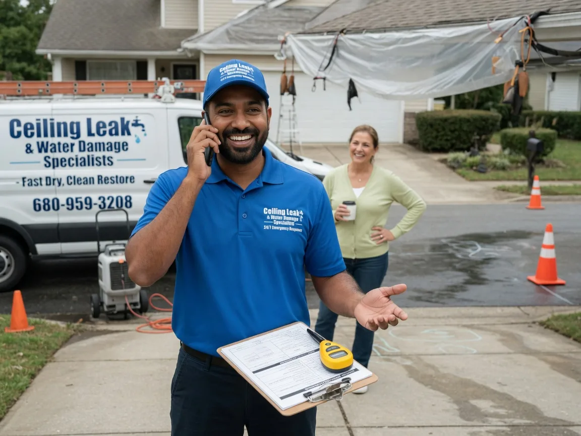 Ceiling Leak Cleanup Kingston, IL FAQs